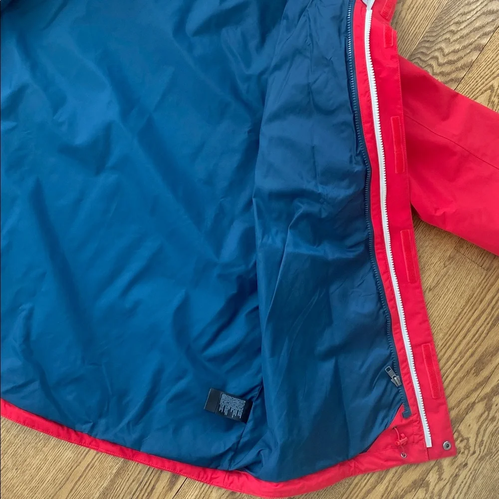 The North Face Mens XL jacket red dry vent windbreaker rain jacket granola